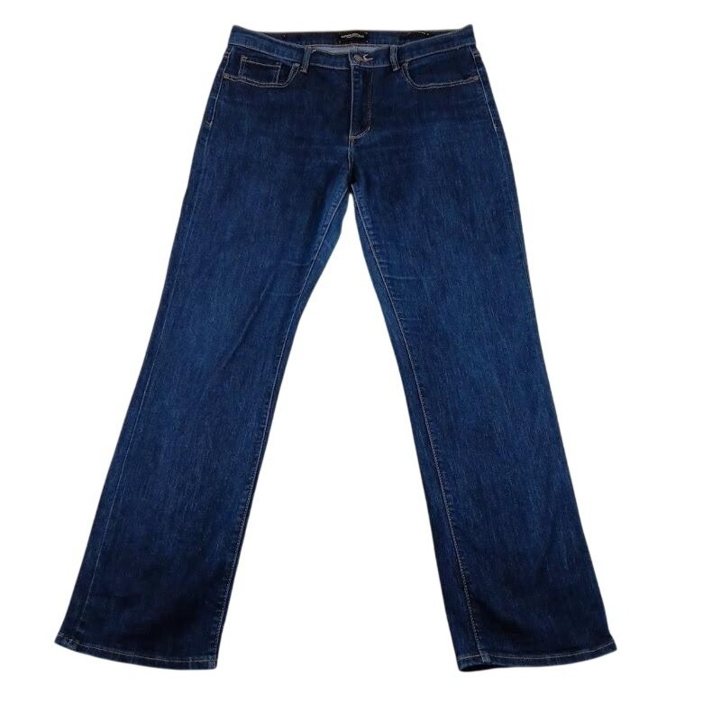 Banana Republic Jeans Womens 31 Girlfriend Premium Denim Stretch Medium Wash